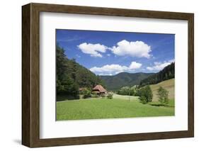 Black Forest House, Gutachtal Valley, Black Forest, Baden Wurttemberg, Germany, Europe-Markus Lange-Framed Photographic Print