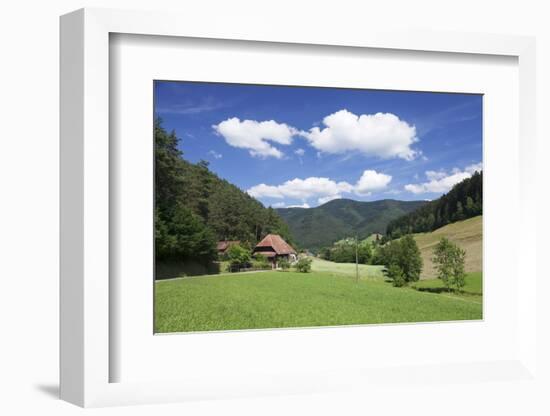 Black Forest House, Gutachtal Valley, Black Forest, Baden Wurttemberg, Germany, Europe-Markus Lange-Framed Photographic Print