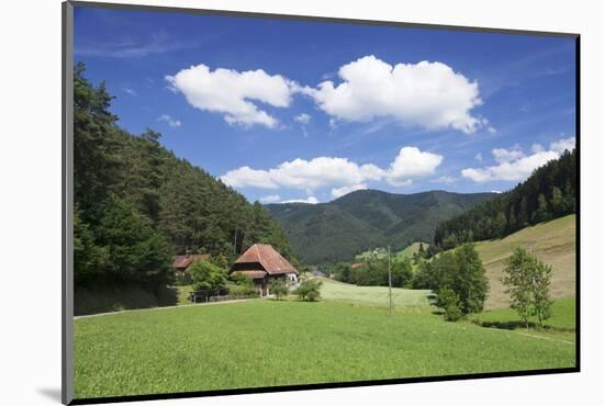 Black Forest House, Gutachtal Valley, Black Forest, Baden Wurttemberg, Germany, Europe-Markus Lange-Mounted Photographic Print