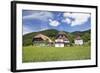 Black Forest Houses, Gutachtal Valley, Black Forest, Baden Wurttemberg, Germany, Europe-Markus Lange-Framed Photographic Print