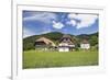 Black Forest Houses, Gutachtal Valley, Black Forest, Baden Wurttemberg, Germany, Europe-Markus Lange-Framed Photographic Print