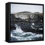 Black Fort, Aran Islands, County Galway, Connacht, Republic of Ireland, Europe-Andrew Mcconnell-Framed Stretched Canvas
