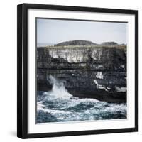 Black Fort, Aran Islands, County Galway, Connacht, Republic of Ireland, Europe-Andrew Mcconnell-Framed Photographic Print