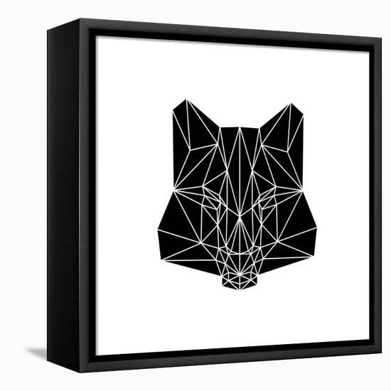 Black Fox-Lisa Kroll-Framed Stretched Canvas