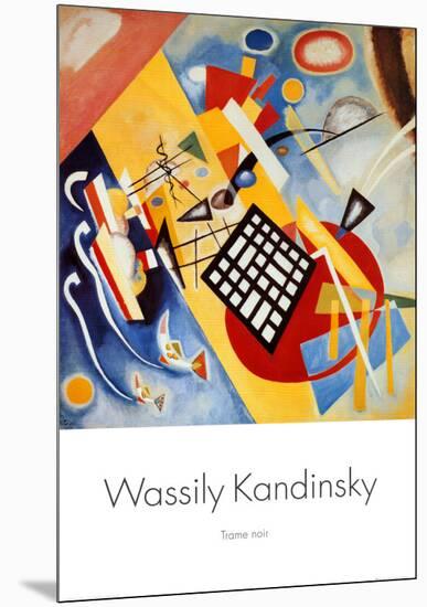 Black Frame-Wassily Kandinsky-Mounted Art Print