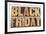 Black Friday-PixelsAway-Framed Art Print