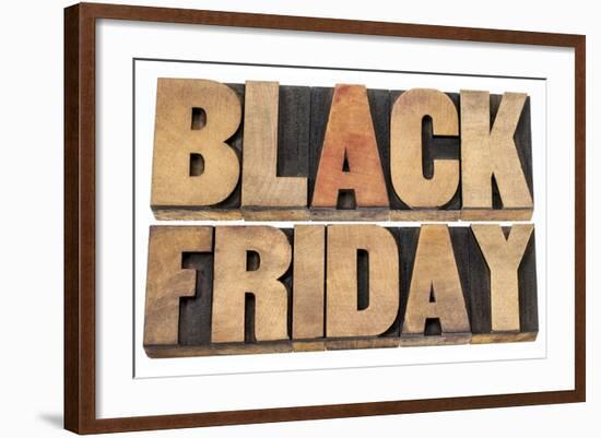 Black Friday-PixelsAway-Framed Art Print