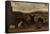 Black Game, Rabbits and Swallows in a Park, C.1700-Leonard Knyff-Framed Stretched Canvas