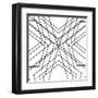 Black Geo-SD Graphics Studio-Framed Art Print