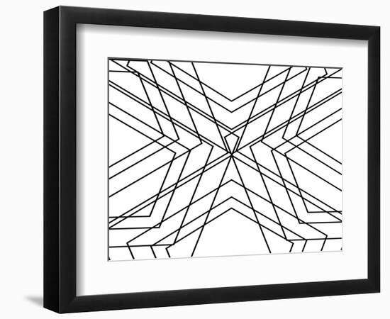 Black Geo-SD Graphics Studio-Framed Art Print