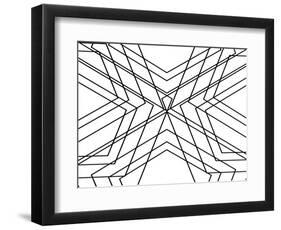 Black Geo-SD Graphics Studio-Framed Art Print