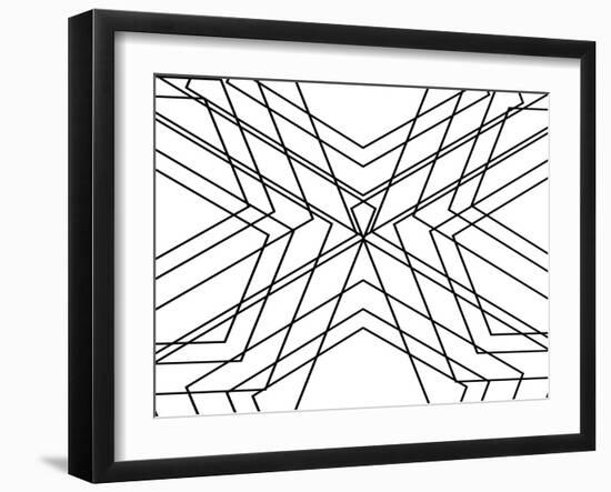 Black Geo-SD Graphics Studio-Framed Art Print