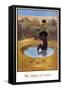 Black Girl Bathing-FE Morgan-Framed Stretched Canvas