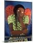 Black Girl with Wings-Laura James-Mounted Giclee Print