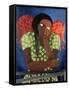 Black Girl with Wings-Laura James-Framed Stretched Canvas