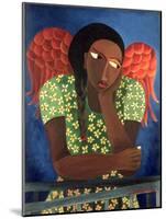 Black Girl with Wings-Laura James-Mounted Giclee Print