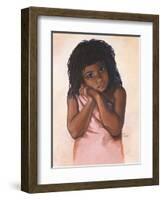 Black Girl-Judy Mastrangelo-Framed Giclee Print