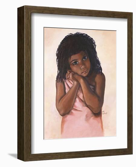 Black Girl-Judy Mastrangelo-Framed Giclee Print