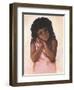 Black Girl-Judy Mastrangelo-Framed Giclee Print