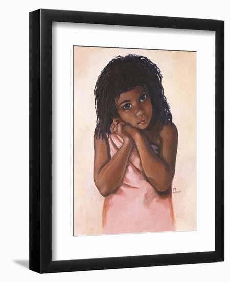 Black Girl-Judy Mastrangelo-Framed Giclee Print