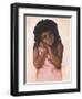 Black Girl-Judy Mastrangelo-Framed Giclee Print