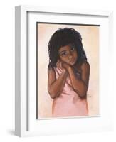 Black Girl-Judy Mastrangelo-Framed Giclee Print