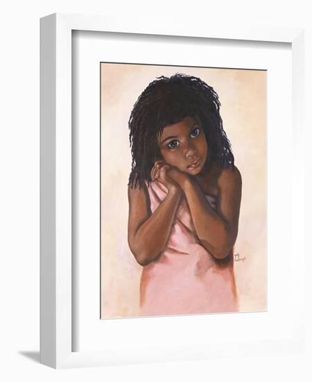 Black Girl-Judy Mastrangelo-Framed Giclee Print