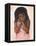 Black Girl-Judy Mastrangelo-Framed Stretched Canvas