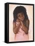 Black Girl-Judy Mastrangelo-Framed Stretched Canvas