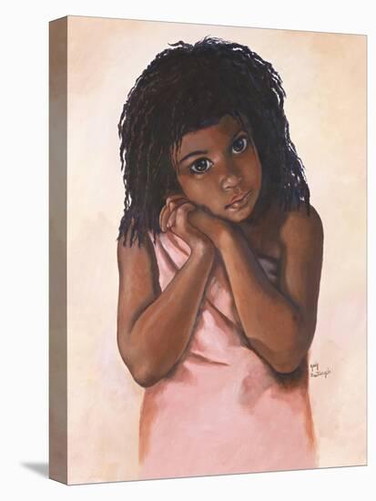Black Girl-Judy Mastrangelo-Stretched Canvas