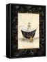 Black Gold Bath-Jace Grey-Framed Stretched Canvas