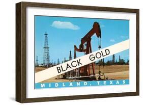 Black Gold, Midland, Texas-null-Framed Art Print