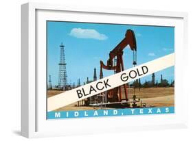 Black Gold, Midland, Texas-null-Framed Art Print