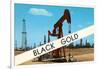 Black Gold, Oil Field-null-Framed Art Print