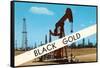 Black Gold, Oil Field-null-Framed Stretched Canvas