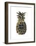 Black Gold Pineapple-Amanda Greenwood-Framed Art Print