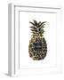 Black Gold Pineapple-Amanda Greenwood-Framed Art Print