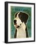 Black Great Dane No Crop-John W Golden-Framed Giclee Print