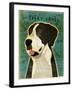 Black Great Dane No Crop-John W Golden-Framed Giclee Print