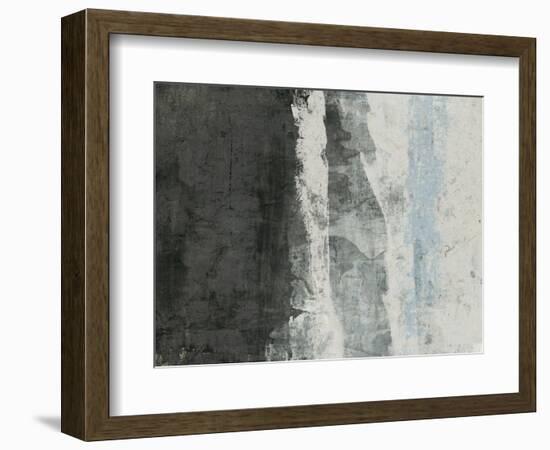 Black & Grey & Blue II-Studio W-Framed Art Print