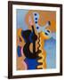 Black Guitar, 2009-Jan Groneberg-Framed Giclee Print