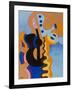 Black Guitar, 2009-Jan Groneberg-Framed Giclee Print