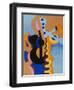 Black Guitar, 2009-Jan Groneberg-Framed Giclee Print