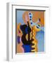 Black Guitar, 2009-Jan Groneberg-Framed Giclee Print