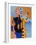 Black Guitar, 2009-Jan Groneberg-Framed Giclee Print