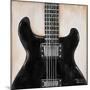 Black Guitar-Hakimipour-ritter-Mounted Art Print