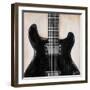 Black Guitar-Hakimipour-ritter-Framed Art Print