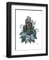 Black Hand-Fab Funky-Framed Art Print