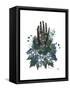 Black Hand-Fab Funky-Framed Stretched Canvas
