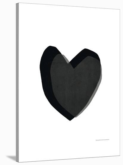 Black Heart-Seventy Tree-Stretched Canvas